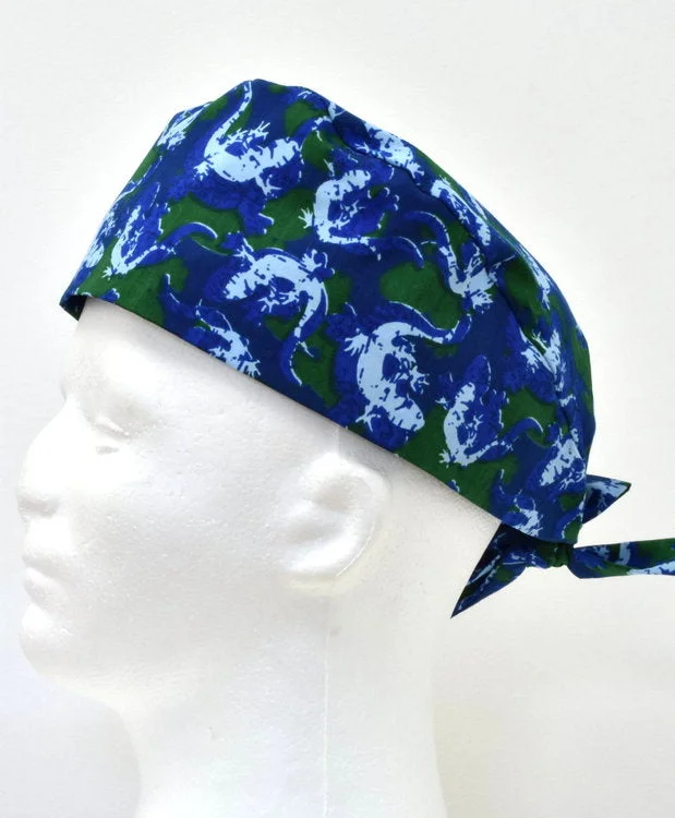 Geckos Men's Tie Back Scrub Cap