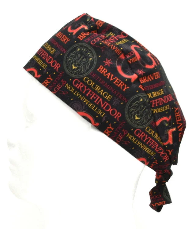 Gryffindor Harry Potter Characters Men's Tie Back Scrub Cap