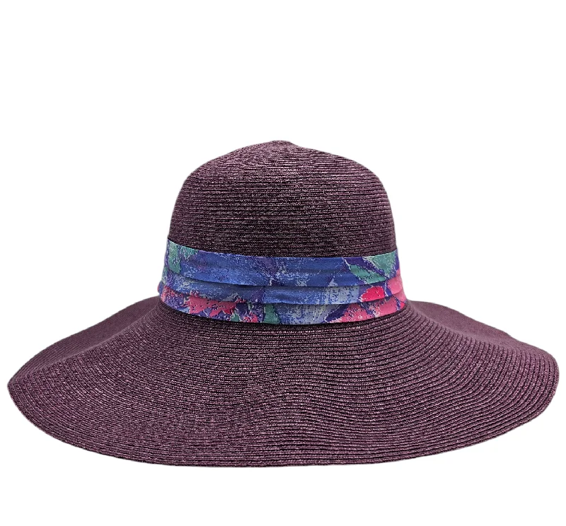 Packable Sun Hat Purple Cap (Layla)