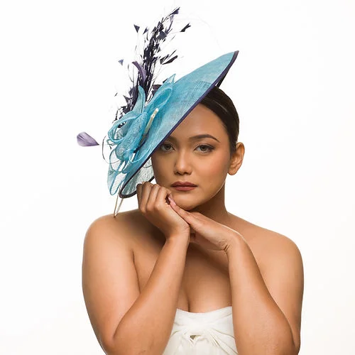 Light Blue Fascinator (Royal Elara)