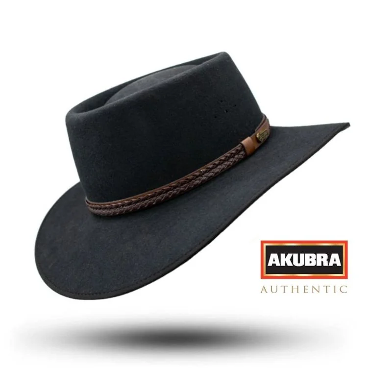 Akubra Plainsman Hat - Graphite Grey