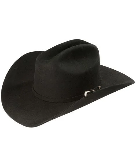 Rodeo King Black 7X 4 1/4" Self Band Felt Hat