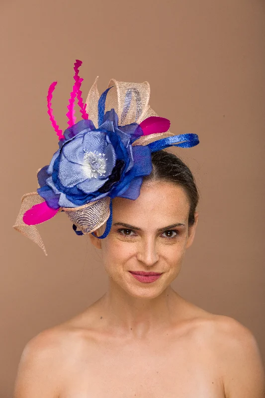 Cobalt Blue Fascinator (Bluebell)