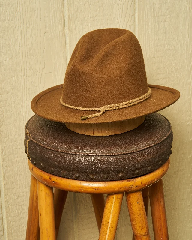 Bluffton Wool Felt Hat in Pecan