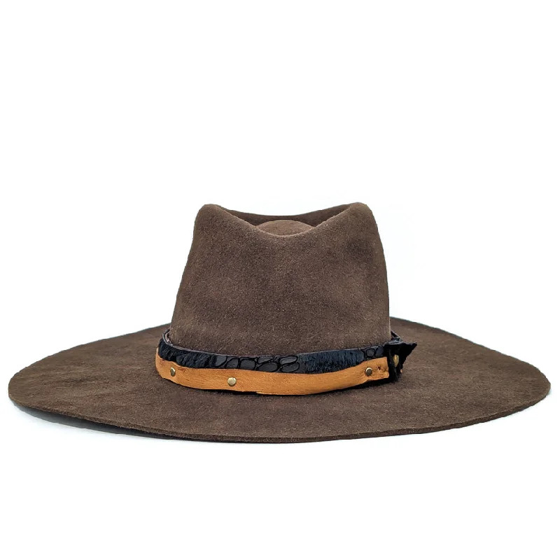 Chocolate Clint - Custom Felt Hat