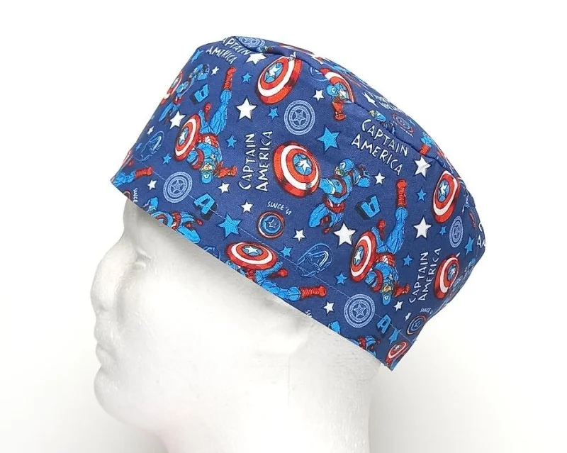 Men's Velcro Scrub Cap