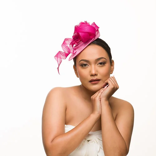 Oaks Day Fascinator (Pink Grace)