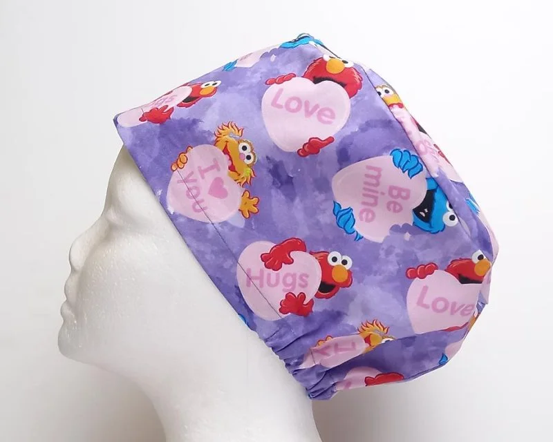 NEW Sesame Valentine Women's Basic Scrub Cap