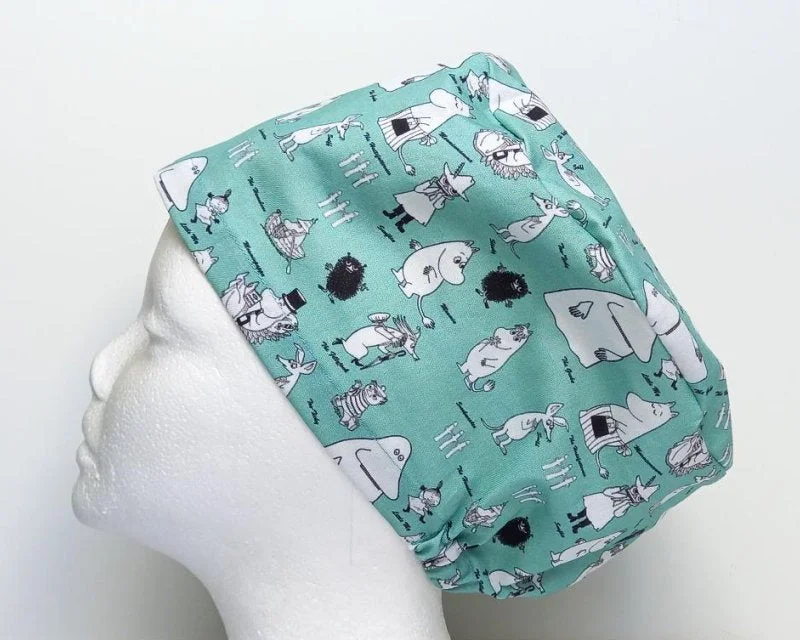 NEW Moomin Women's Basic Scrub Cap