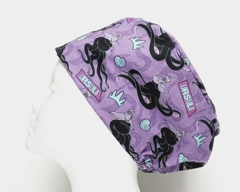 NEW Disney Villain Ursula  Women's Basic Scrub Cap