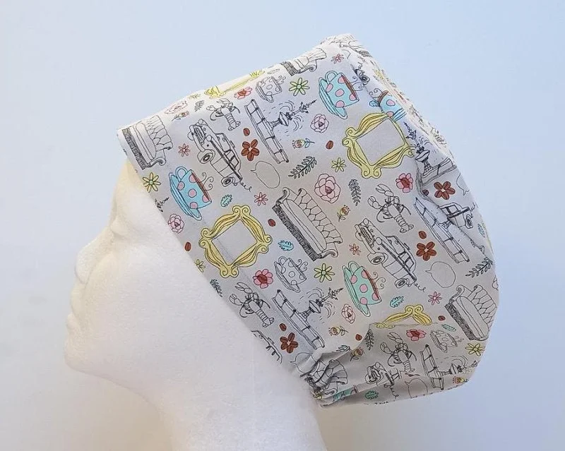 F.R.I.E.N.D.S Women's Basic Scrub Cap