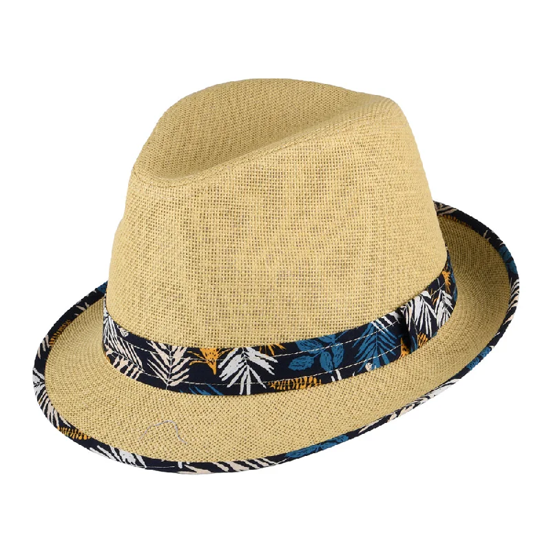 Failsworth Hats Malibu Toyo Straw Trilby Hat - Natural