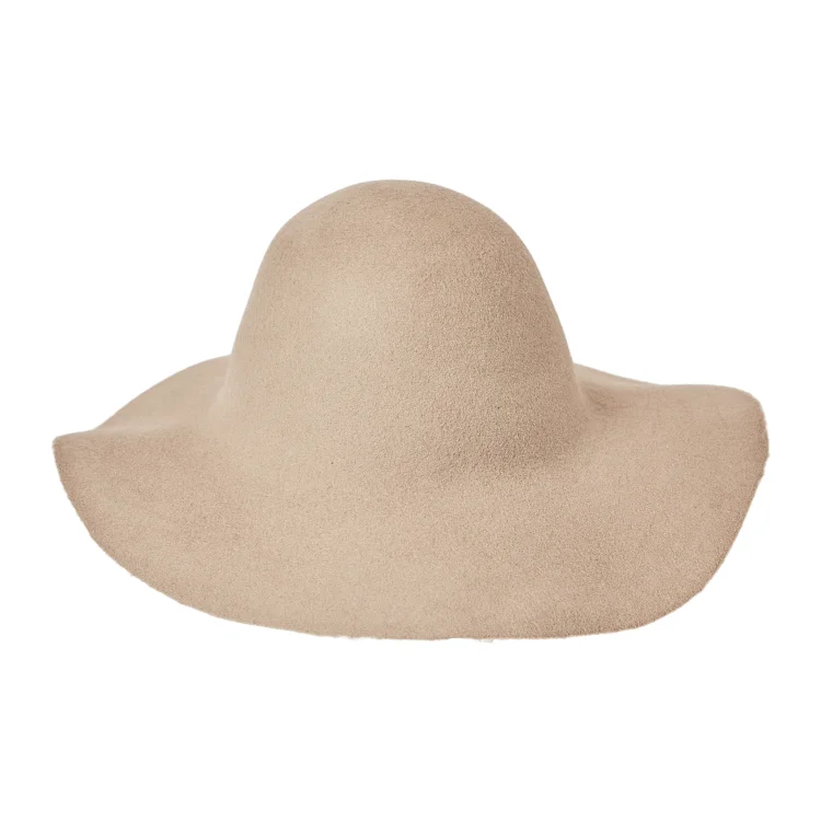 GC Hats Hillbilly Nomad Wool Felt Hood Hat - Beige