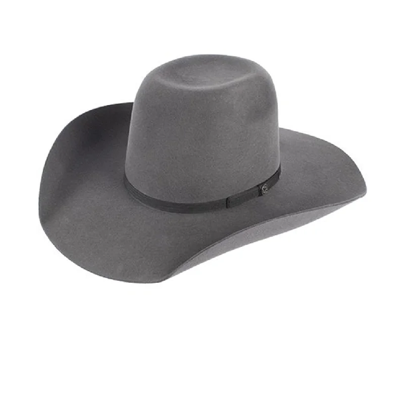 Resistol Grey Hooey Day Money Felt Hat