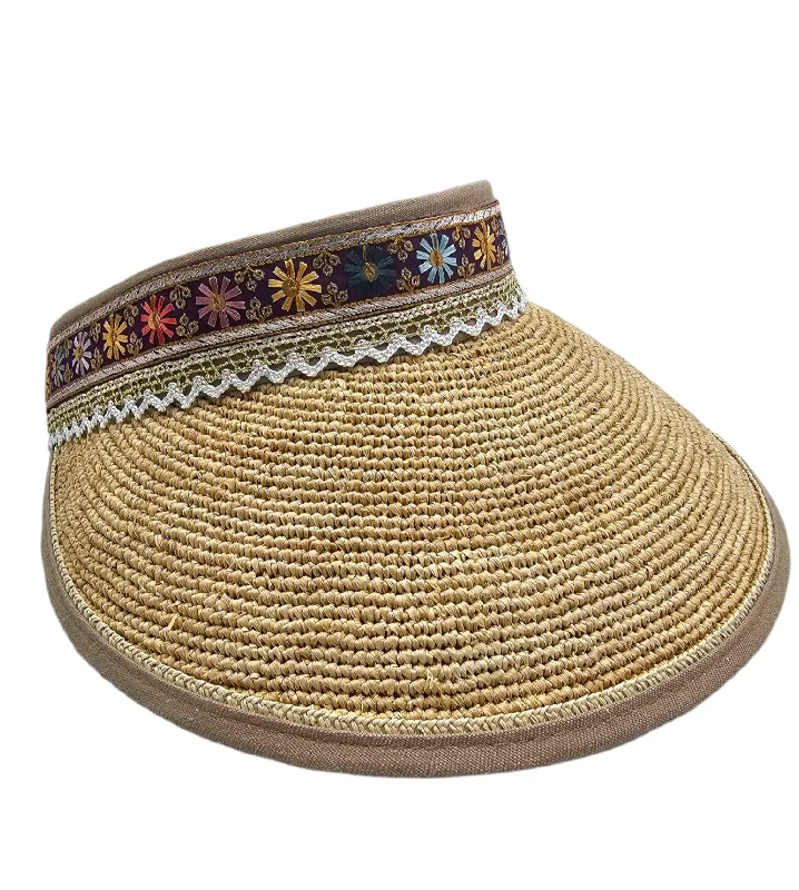 Womens visor sun hat (Safia)