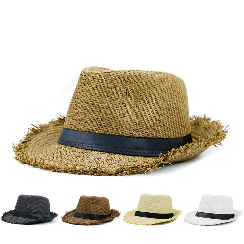 Kendall Summer Straw Trilby Hat