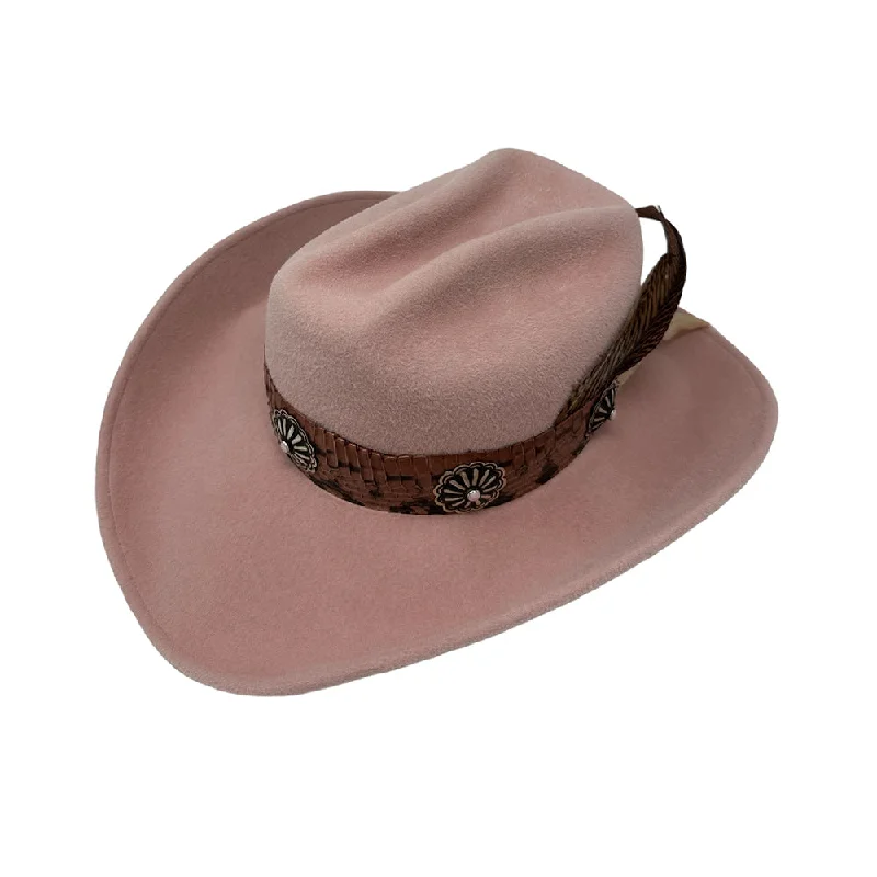 Le Twat Blush with Silver & Coral Conchos