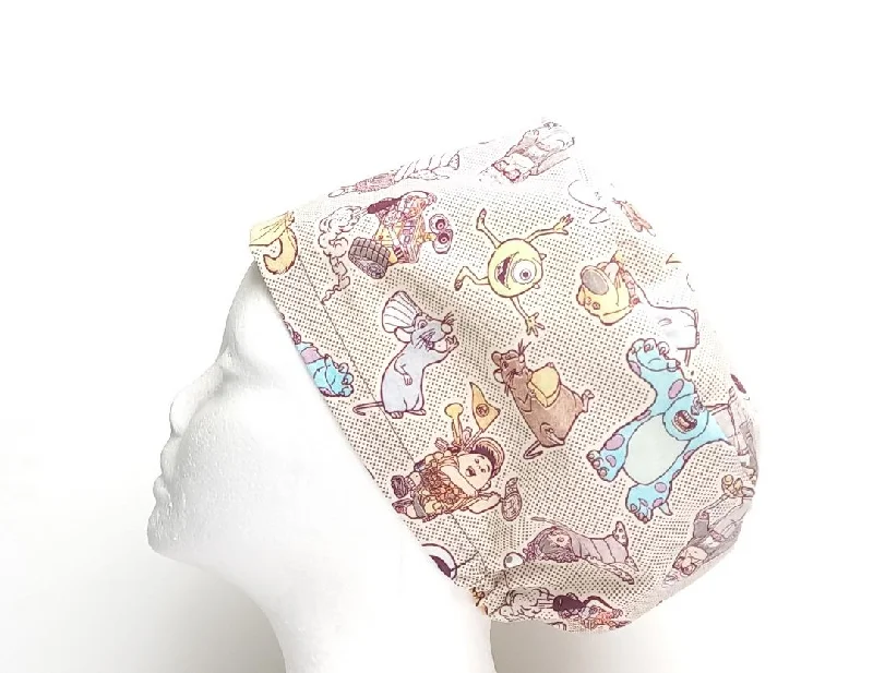 NEW - Favourite Disney Characters Women's Basic Scrub Caps