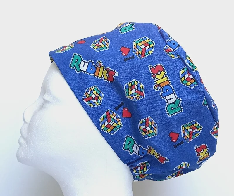 I Love Rubik's Women's Basic Scrub Cap