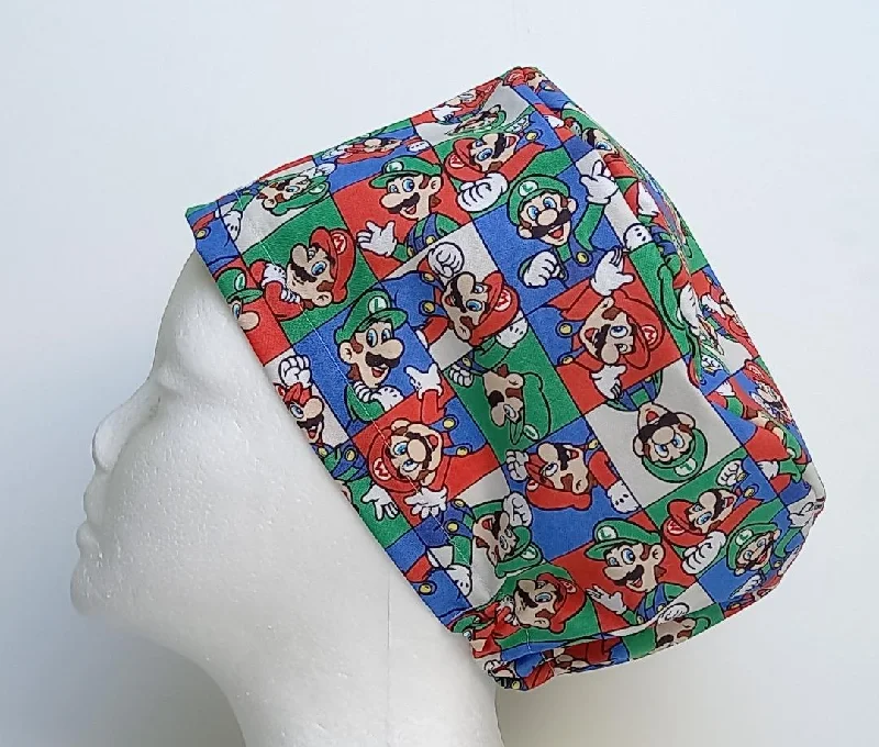 Mario Brothers Women's Basic Scrub Cap