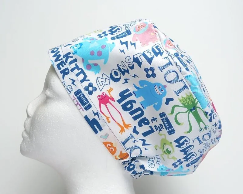 NEW Monster Inc. Women's Basic Scrub Cap