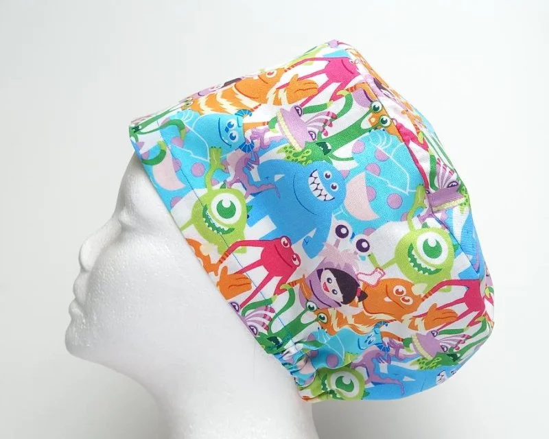 NEW Monster Inc. Women's Basic Scrub Cap