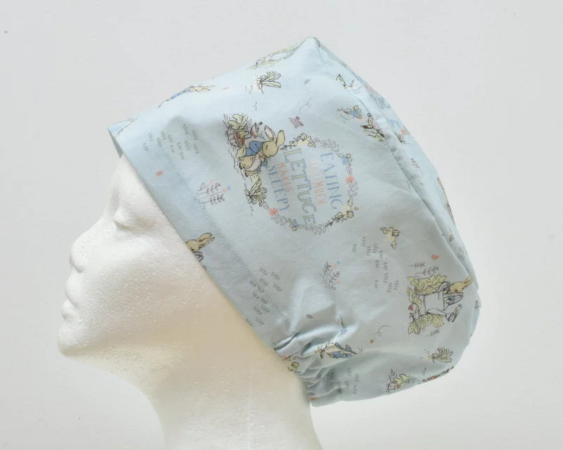 NEW Peter Rabbit Eating Lettuce Women's Basic Scrub Cap