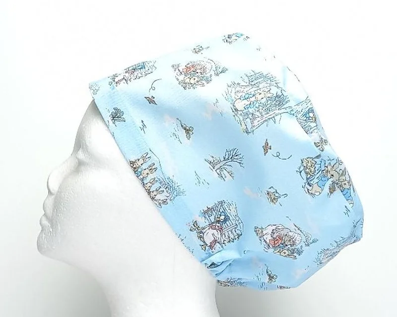 NEW Peter Rabbit & Friends Women's Basic Scrub Caps