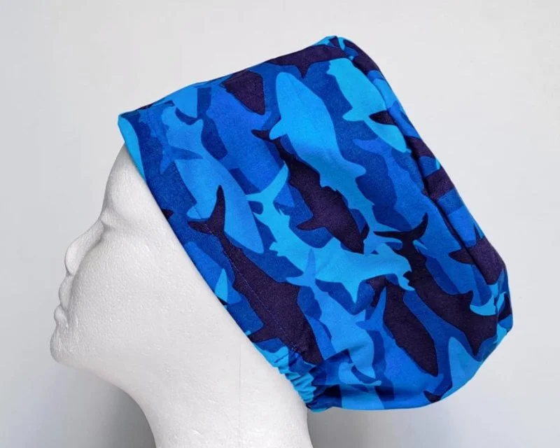 NEW Sharks Women's Basic Scrub Cap