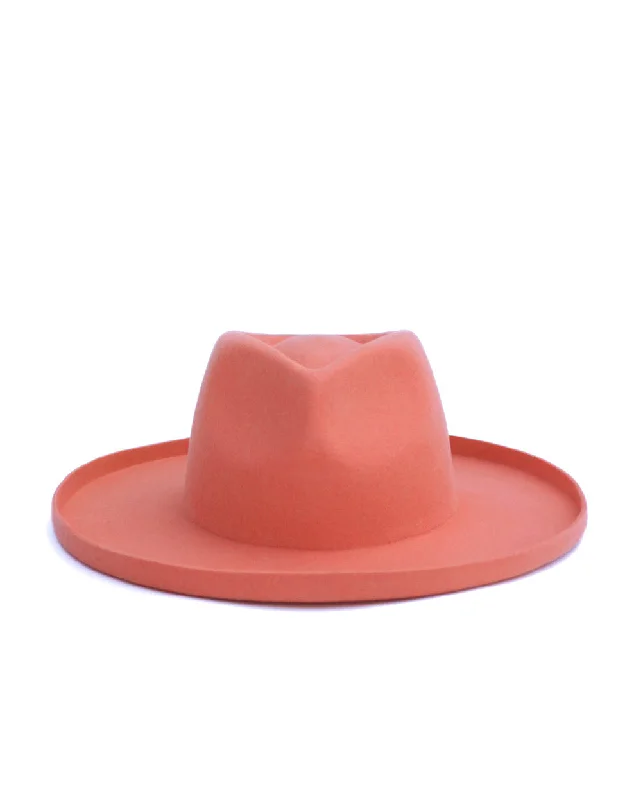 Papaya - Wide Pencil Brim Hat