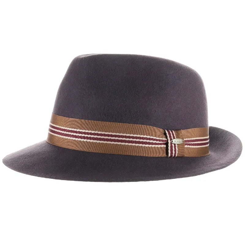 Scala Classico Crushable Wool Felt Trilby Hat