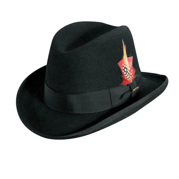 Scala - Homburg Wool Felt Godfather Hat