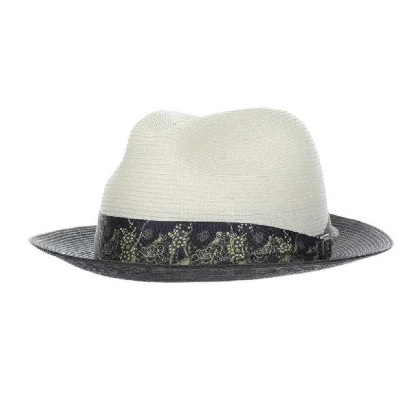 Stacy Adams Haring Straw Trilby Hat