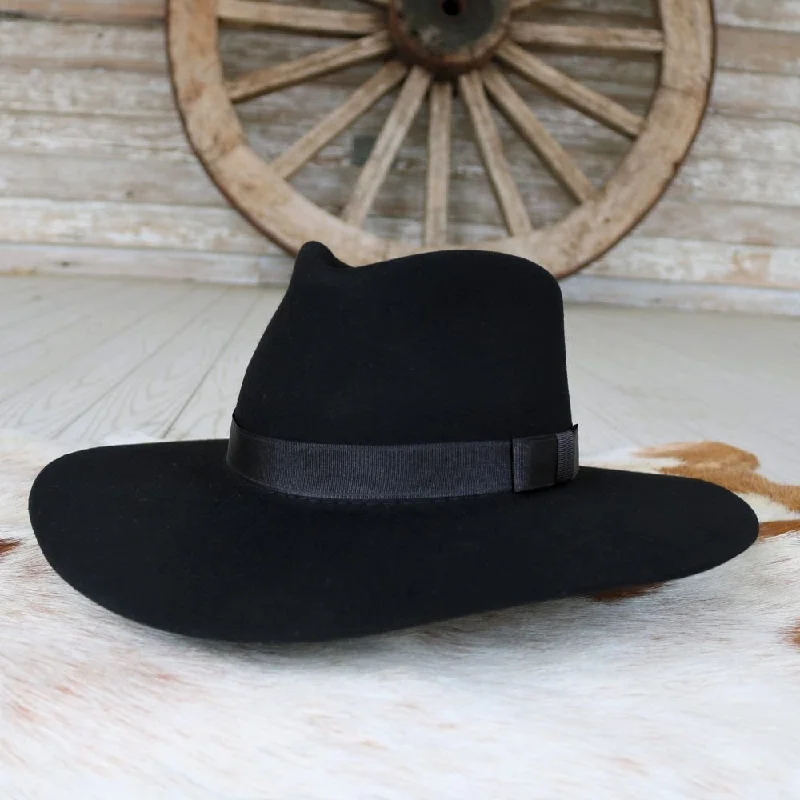 Twister Black Felt Rancher Hat