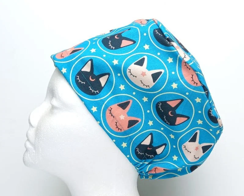 Anaesthetist Sleepy Cats Women's Basic Scrub Caps