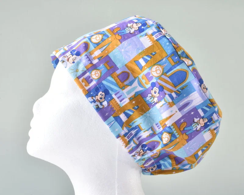 Disney Park Exclusive Anniversary Women's Basic Scrub Caps