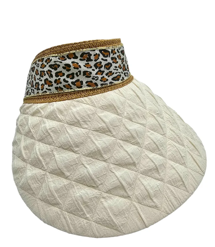 Chic Sun Visor For Fashion Mavens (Ivory Musk)