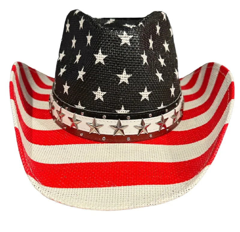 American Flag Cowboy Hat