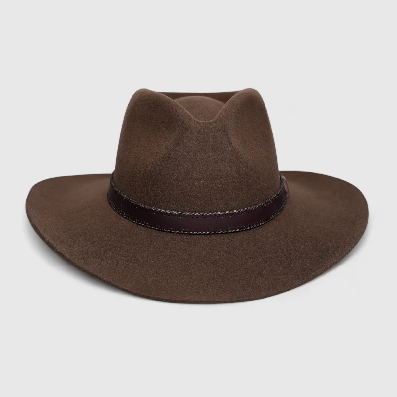 Chokore Rustic Bridlewood Cowboy Hat (Dark Brown)