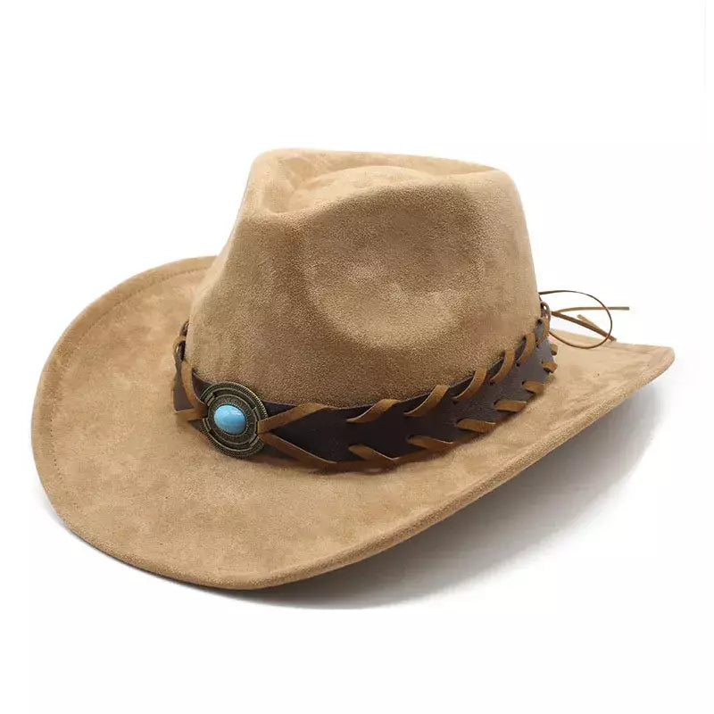 Hickok Western Suede Cowboy Hat