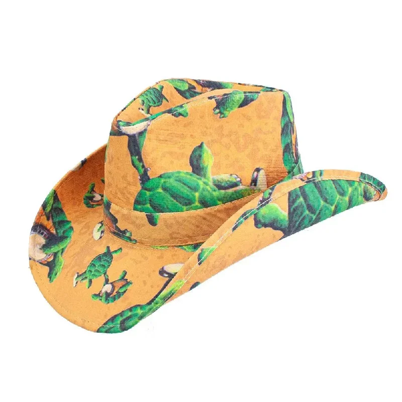 Peter Grimm Grateful Dead Dancing Turtles Drifter - Cotton Cowboy Hat