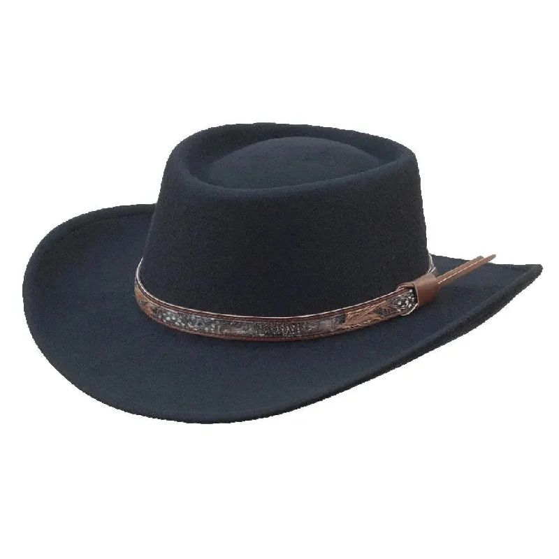 Silverado Holden - Soft Wool Felt Gambler Hat